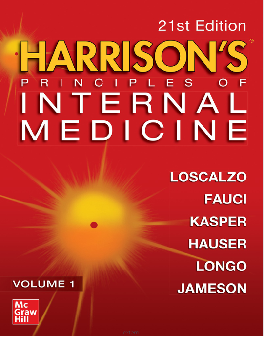 کتاب Harrison's Principles of Internal Medicine اثر جمعی از نویسندگان انتشارات مک گرا هیل 2 جلدی