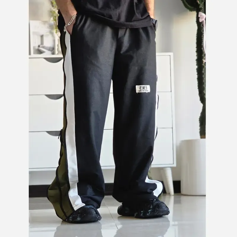 شلوار اسلش فول بگ بغل زیپ بالنسیاگا جنس گلکسی سایز XL XXL XXXL
