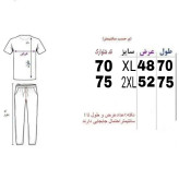 ست تاپ و شلوارک مردانه طرح نایکی جنس نخ پنبه و ملانژ رنگ طوسی