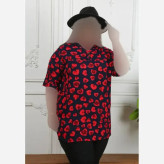 تونیک بلند نخی قواره دار خنک سایز بزرگ زنانه روژان