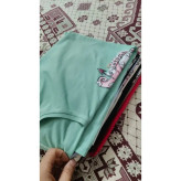 تیشرت باکسی نخ پنبه زنانه و دخترانه اسپرت قد 65 سانت