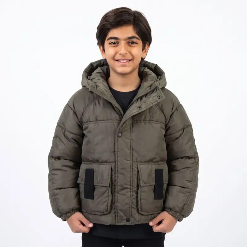 کاپشن باکسی پسرانه رنگ عدسی
