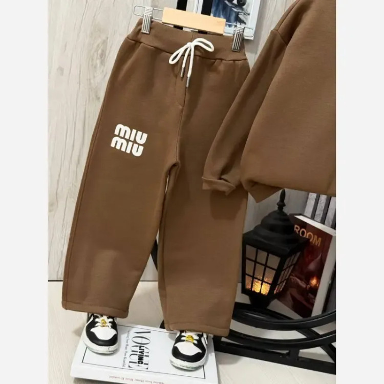 ست بلوز نیم زیپ و شلوار توکرکی مدل Miu Miu