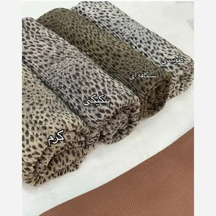 شال حریر شنی وارداتی حاشیه دالبر عروسکی سایز 185 در 80 سانتی متر