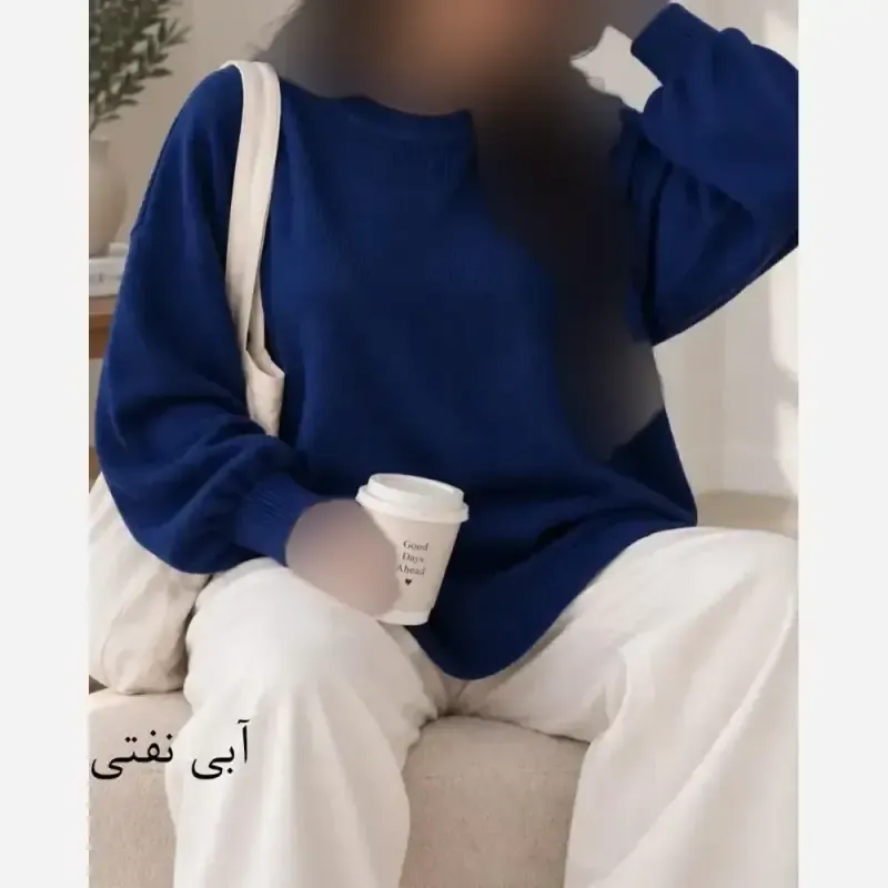 بلوز بافت زنانه نخ ترک ساده لش ضد حساسیت سایز 36 تا 50