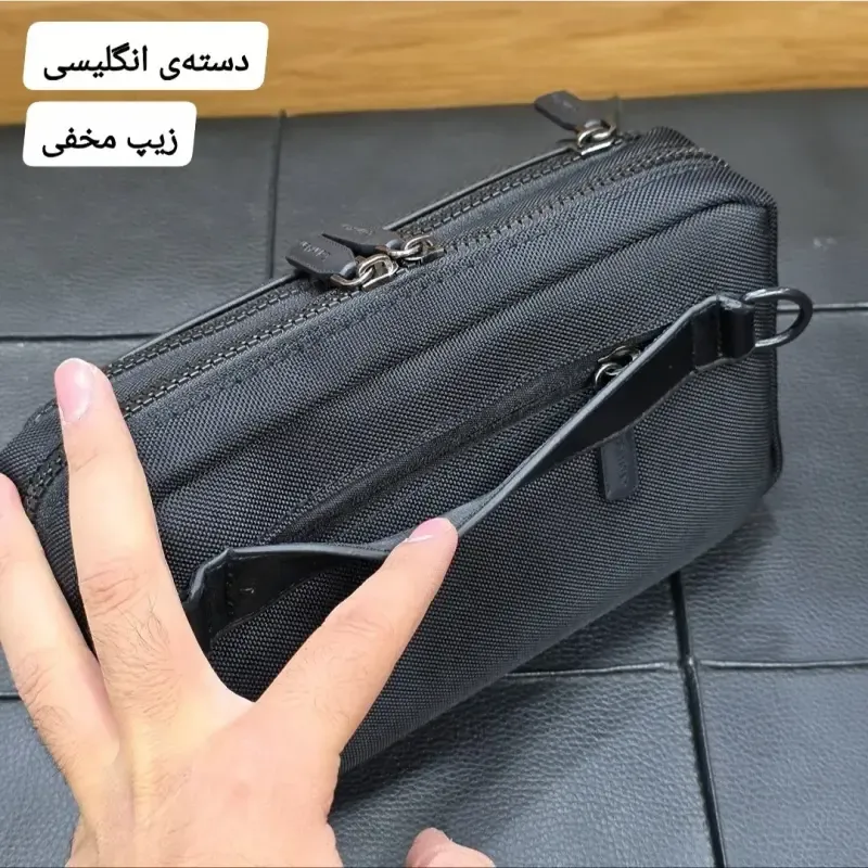 کیف دوشی دستی اسپرت کلوین کلاین پارچه برزنتی آب گریز سه کاره