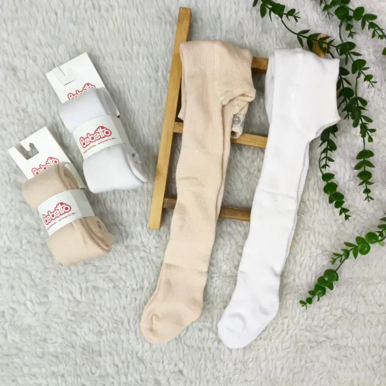 جوراب شلواری توکرکی حوله ای نوزادی دخترانه ترک ضخیم پاییزه نخی نرم لطیف سایز 6 تا 18 ماه (تخفیفدار)