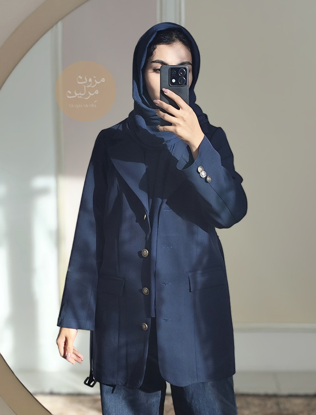 کت سوپر مازراتی یقه انگلیسی آستین کتی