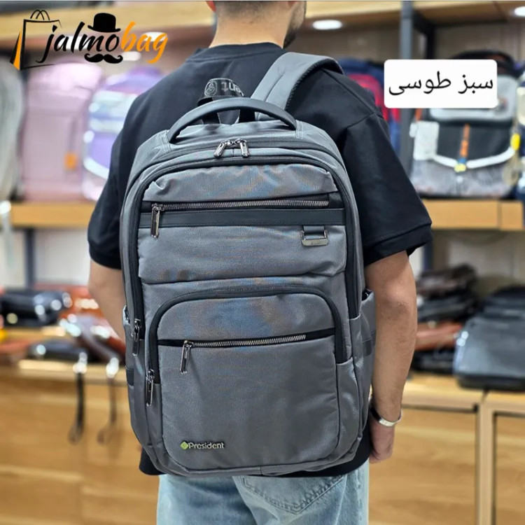 کوله پشتی اسپرت پریزیدنت مناسب لپ تاپ و دانشگاه و روزمره