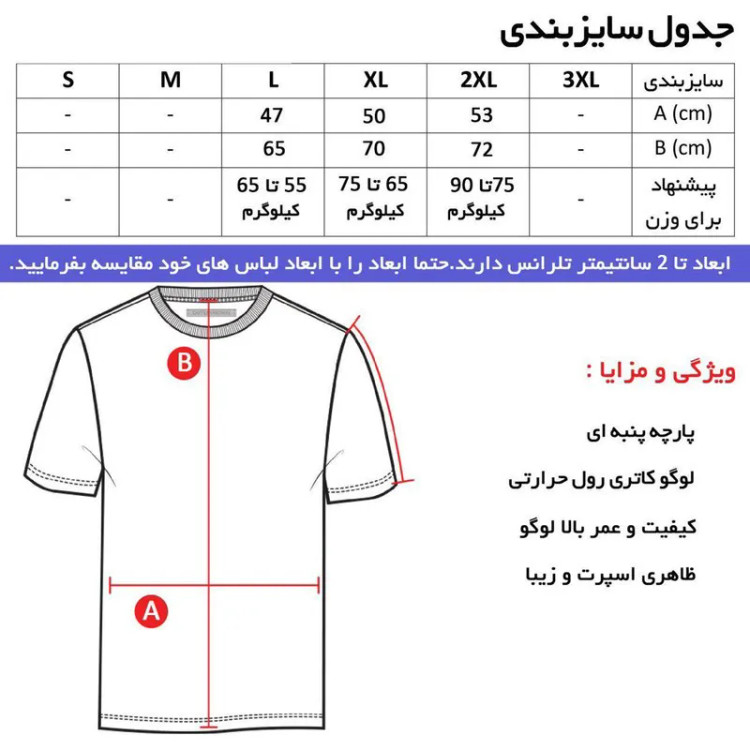 تی شرت آستین کوتاه مردانه نخ یقه گرد مشکی اسپرت روزمره