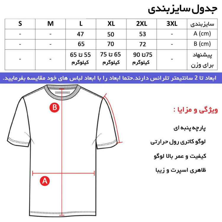 تیشرت آستین کوتاه یقه گرد مردانه طرح تیم آرسنال نخی مشکی L XL 2XL