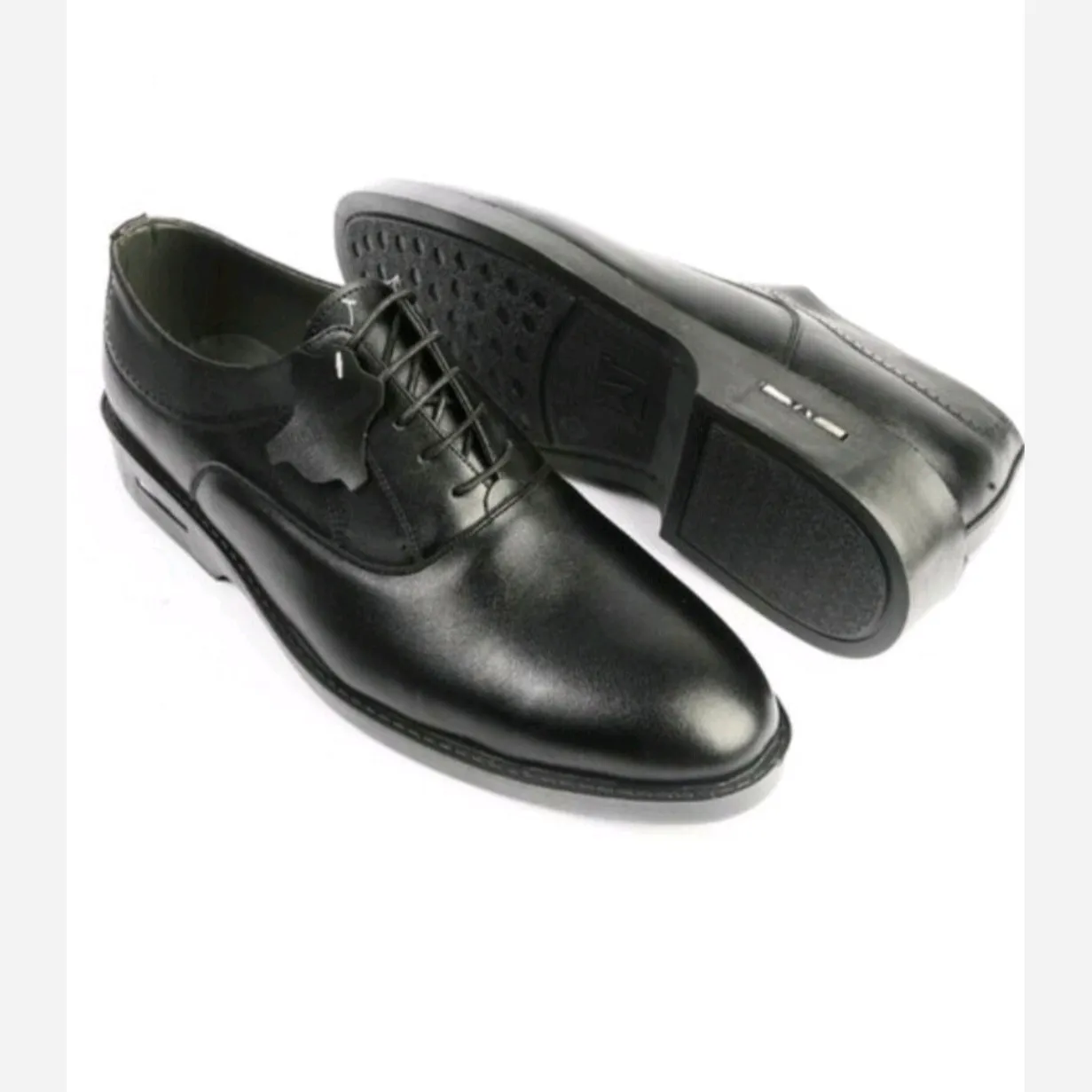 کفش اسپرت مردانه مجلسی اداری رسمی رویه چرم صنعتی بیاله مدل راد